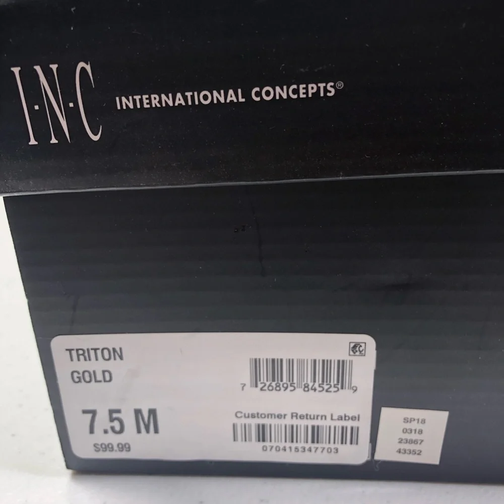 Inc International Concepts Triton Gold Loafers